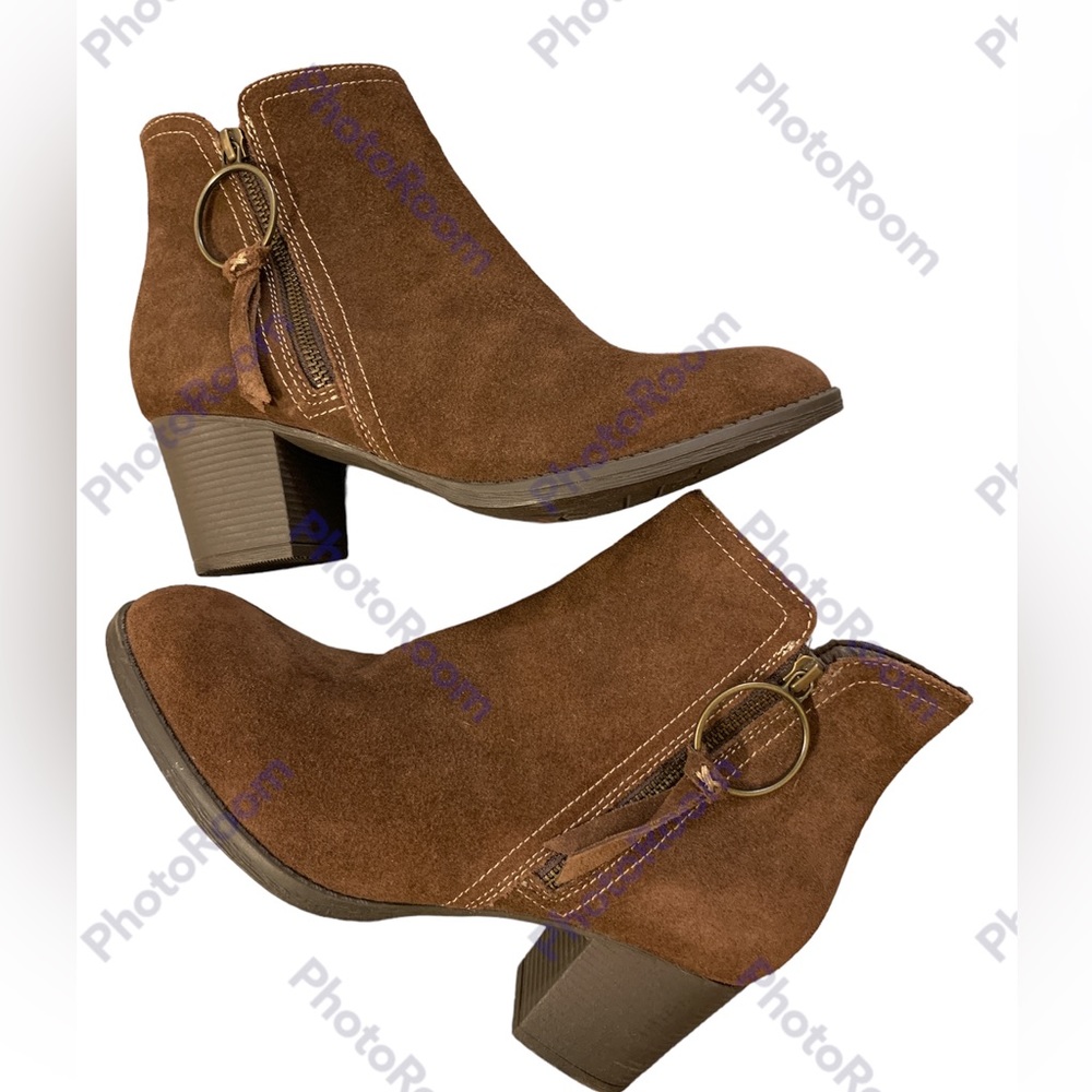 Skechers brown suede Womens Taxi - Single Ladies ankle boots in size 10